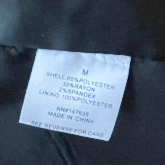 Romeo & Juliet Couture | Black/White/Red Plaid Open Front Fringed Blazer *NWT* - Picture 12 of 15